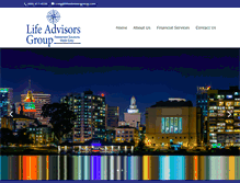 Tablet Screenshot of lifeadvisorsgroup.com